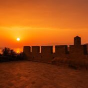 Ηλιοβασίλεμα στο Κάστρο της Ναυπάκτου