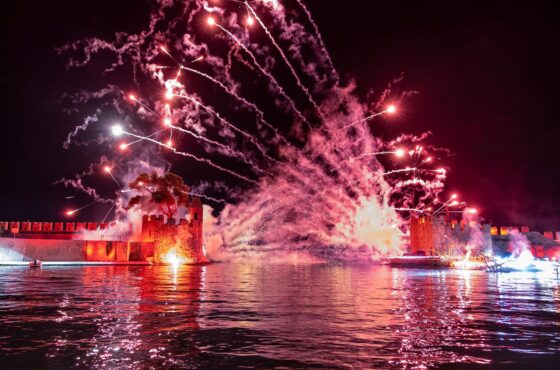 Η αναπαράσταση της Ναυμαχίας της Ναυπάκτου ήταν εντυπωσιακή